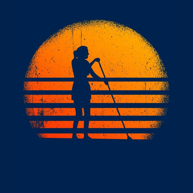 Paddleboard Coucher de soleil Paddleboarder