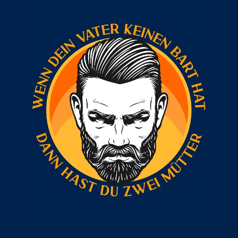 Bart Bartträger Vollbart Schnauzer Männer Geschenk