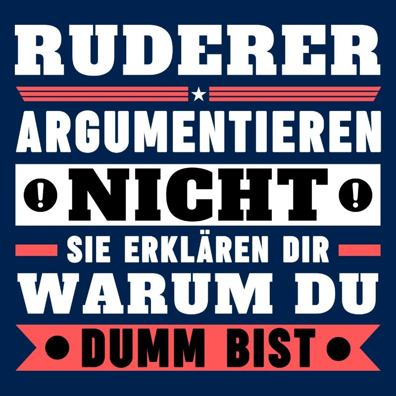 Rowers don't argue