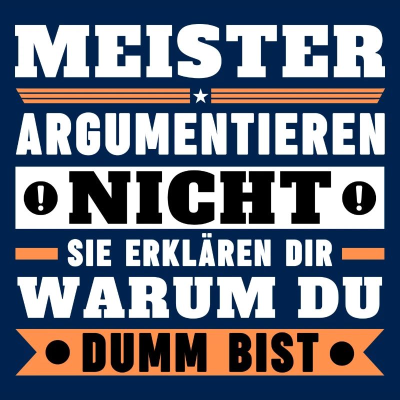 Masters don't argue