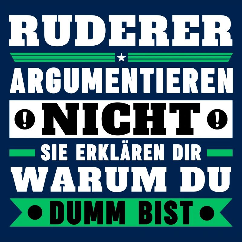 Rowers don't argue