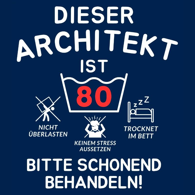 Cet architecte a 80 ans.