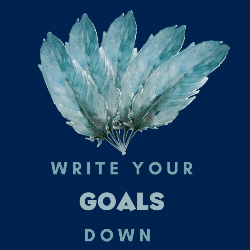 write your goals down, Objectifs, Motivation, Rêves