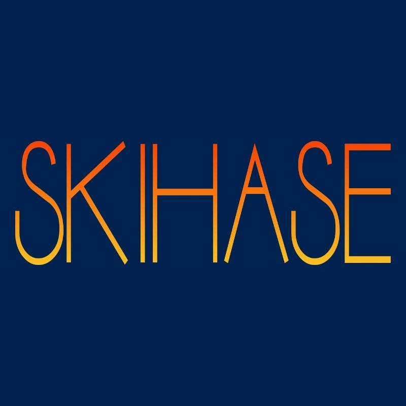 Skihase Ski Geschenkidee