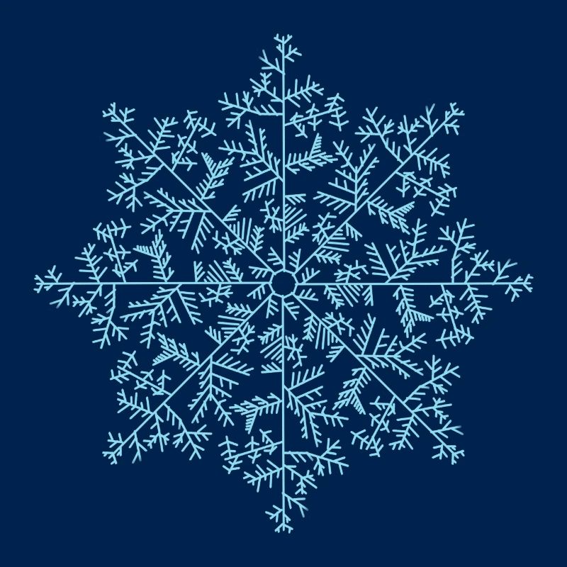 Pull d'hiver unique dessiné par flocon de neige