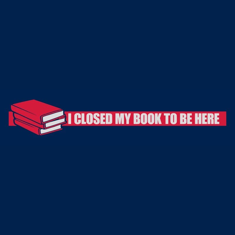 I closed my book