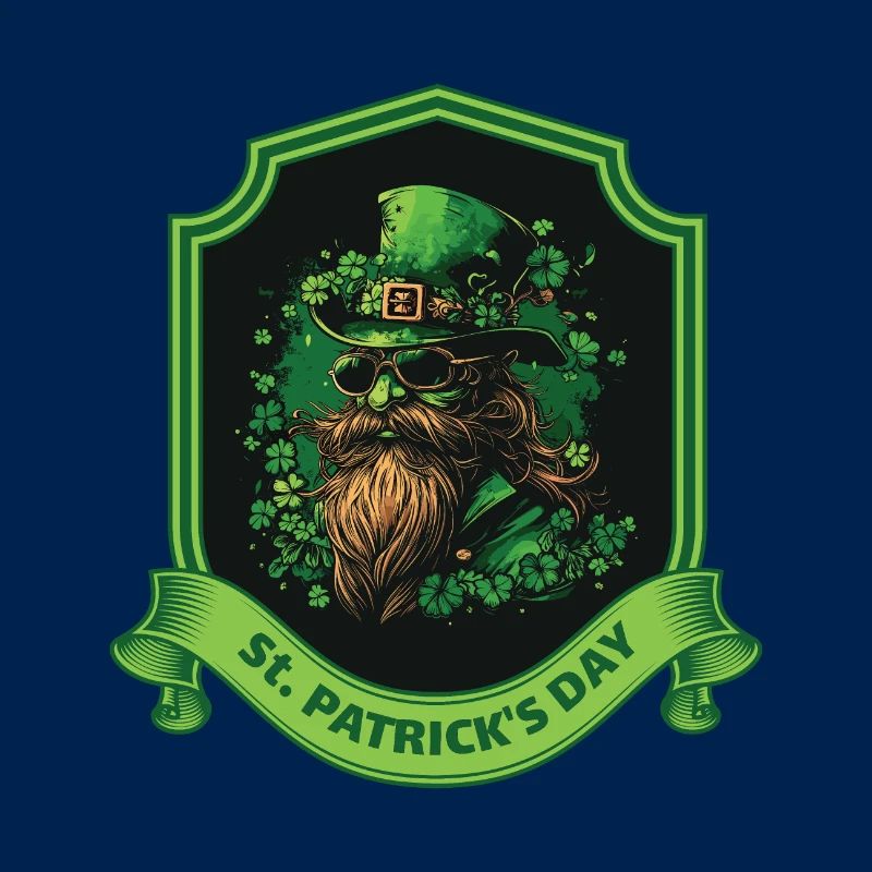 St. Patrick's Day Hipster Beard