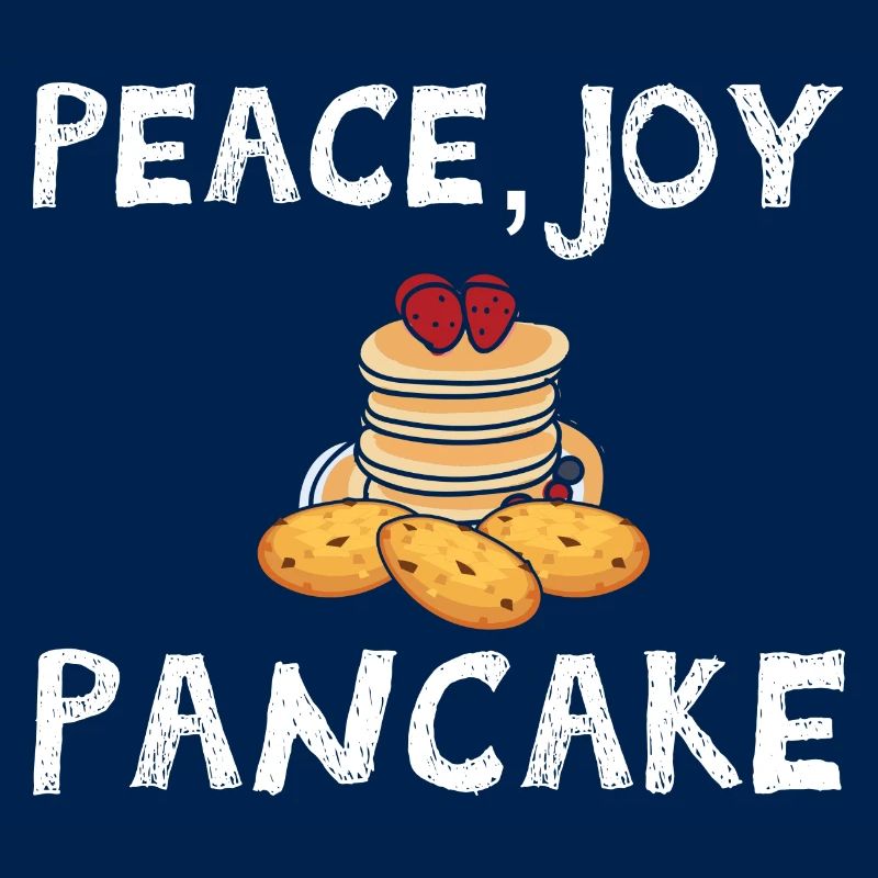 peace joy pancake cake baking Friede Fun T-Shirt