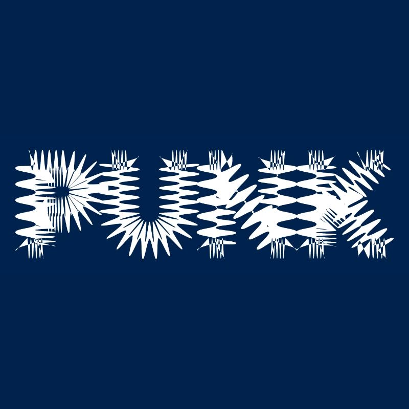 conception de logo punk déformé
