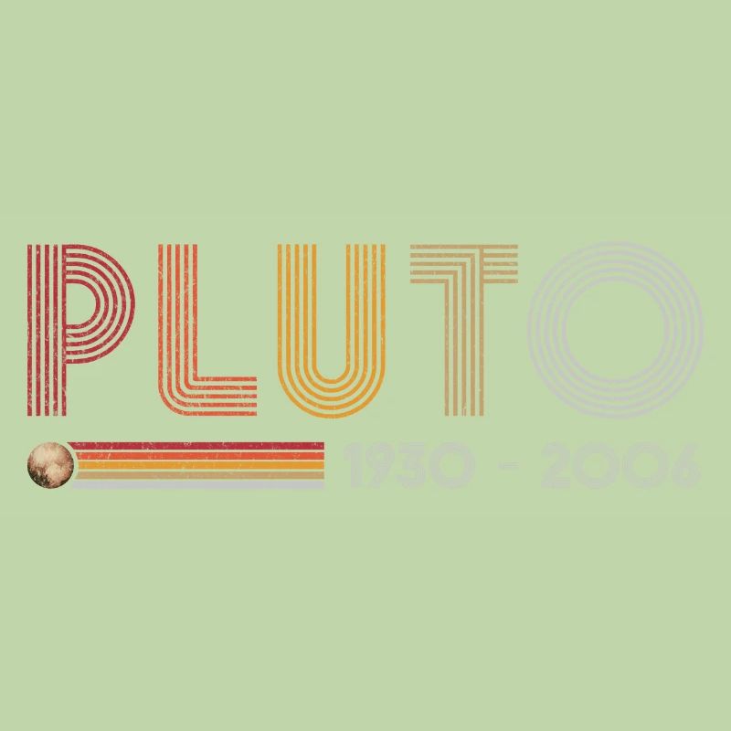 Pluto Never Forget Science and Astronomy Retro