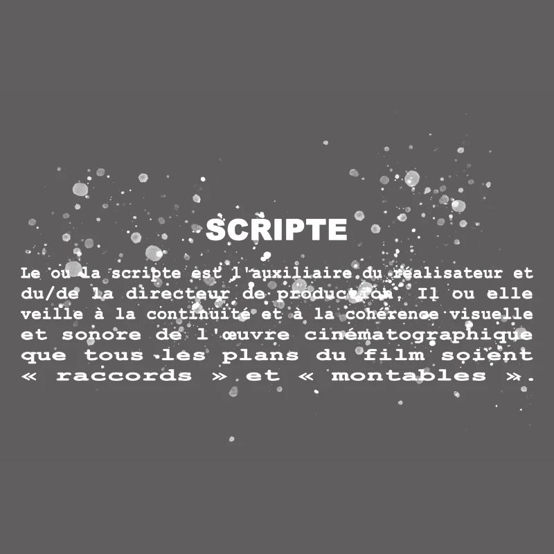 Définition de scripte
