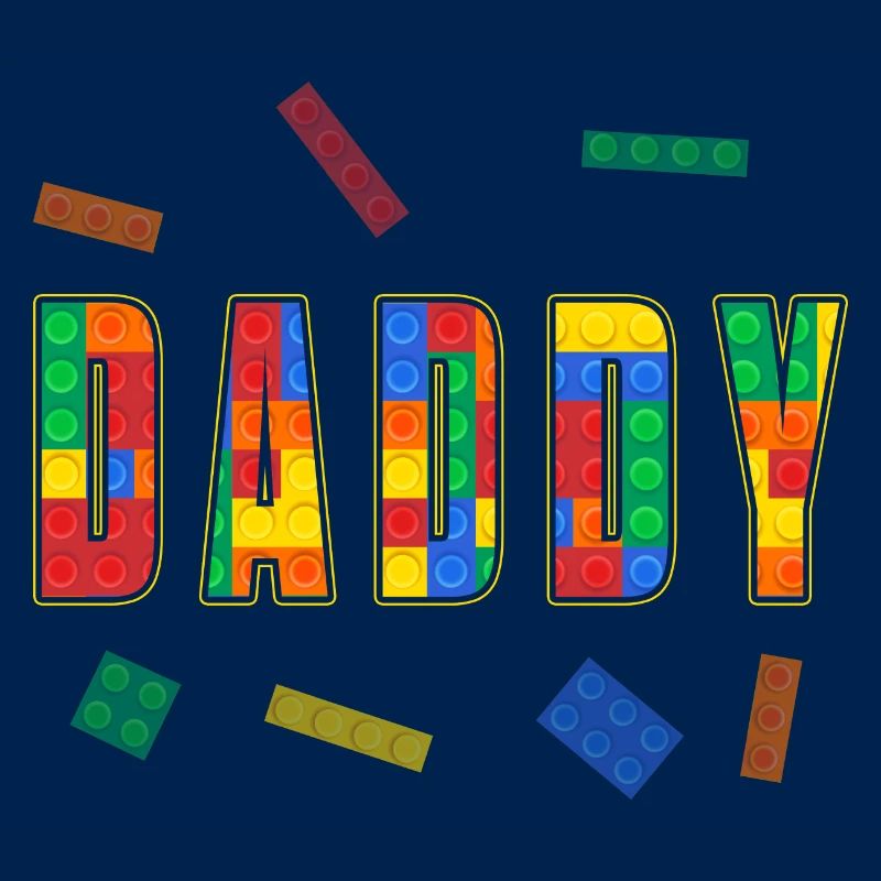 Daddy Parent Brick Master Builder Blocs de construction