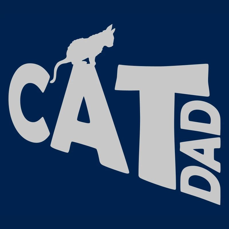 Conception du logo Cat Dad