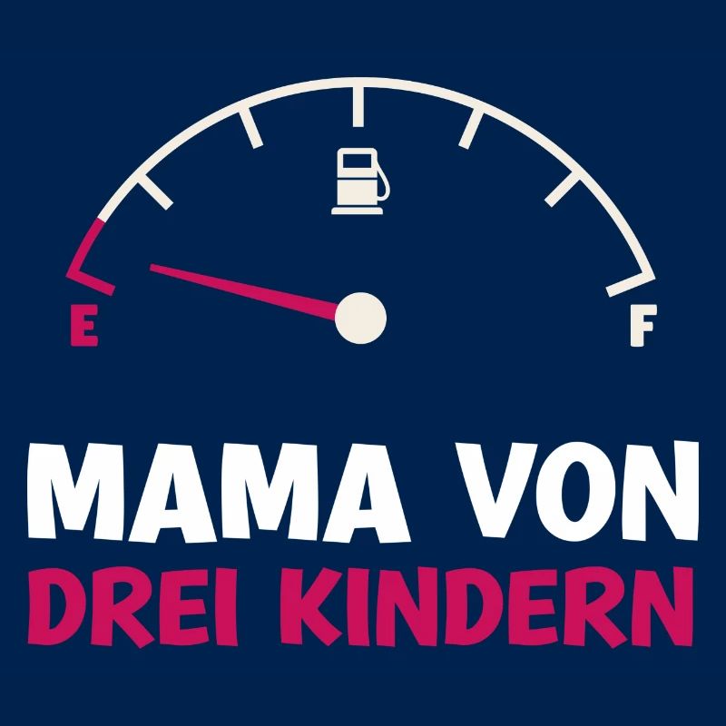 Tank leer Mama von 3 Kindern Mutter Muttertag Kind