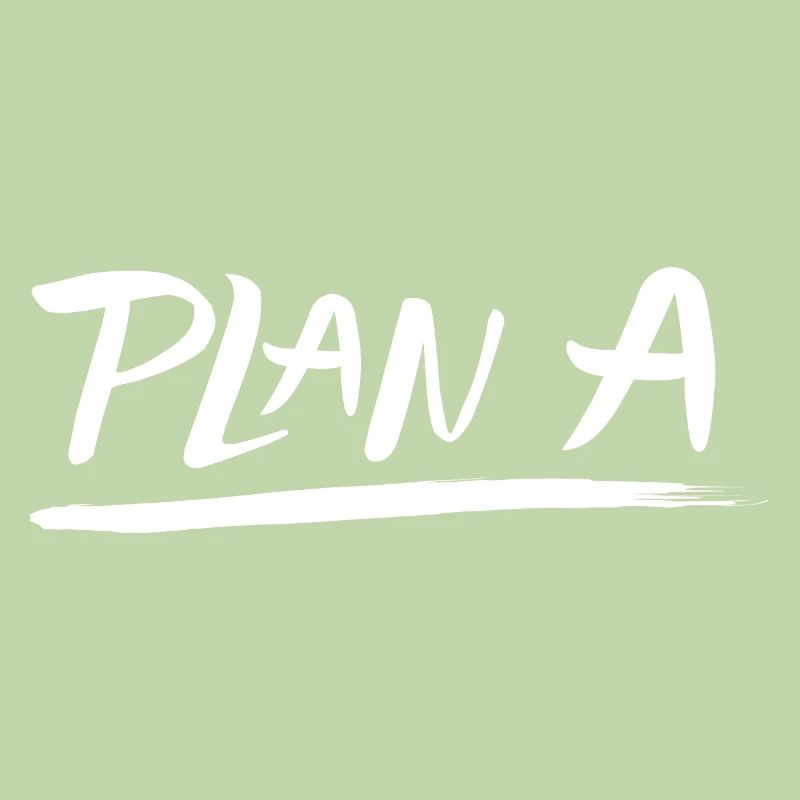 Imprint "Plan A white"