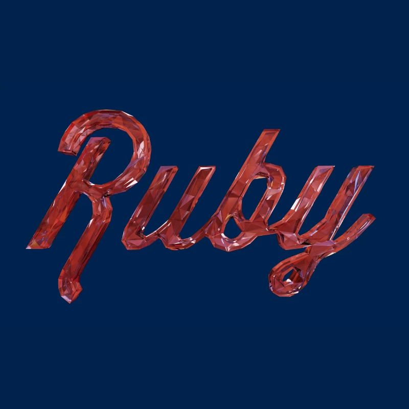 Texte stylisé Ruby