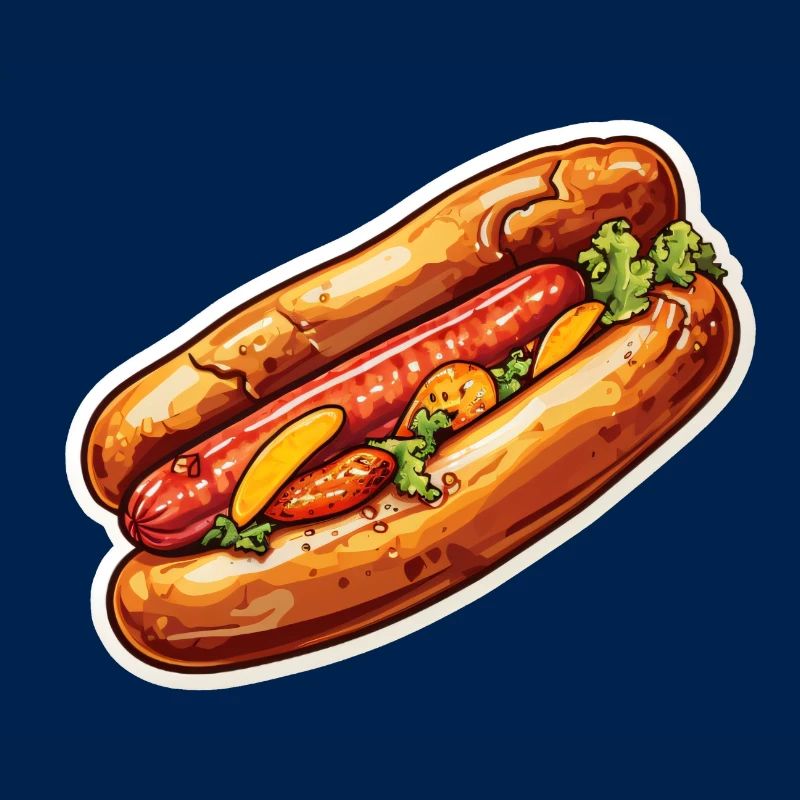 Bratwurst in a bun