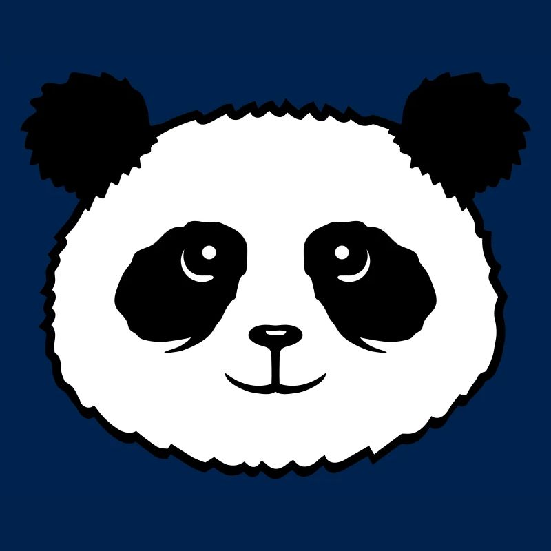 Panda Bear Face Mignon Kawaii Sourire Mignon