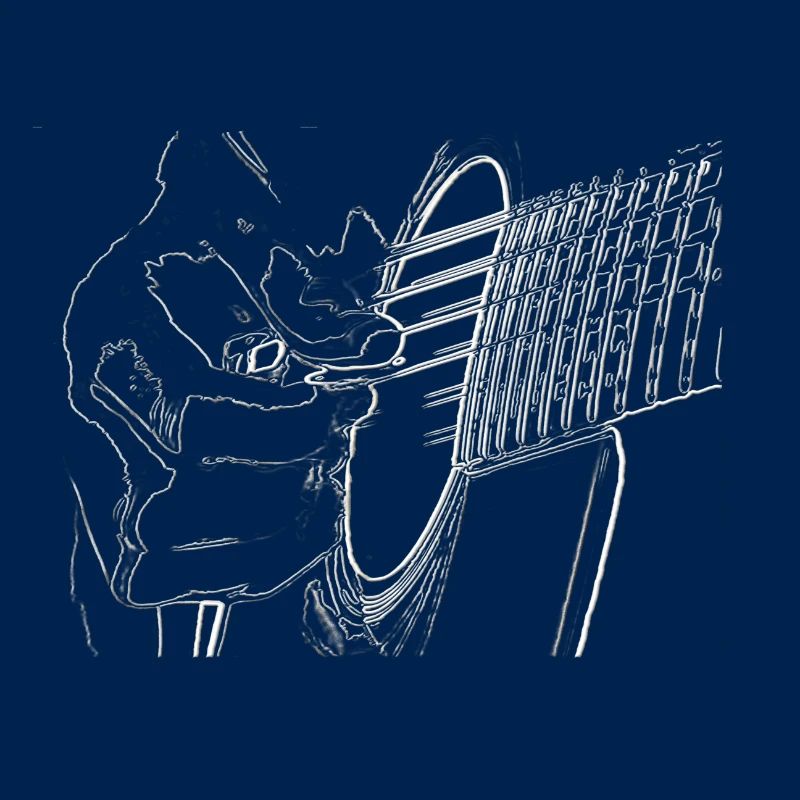 Guitariste dessin guitariste
