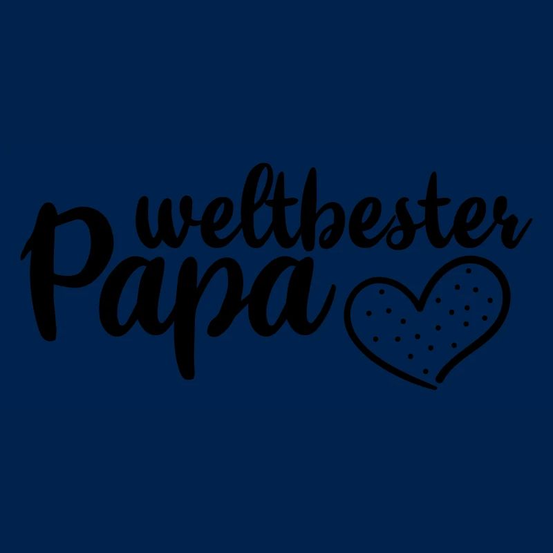 weltbester Papa mit Herz