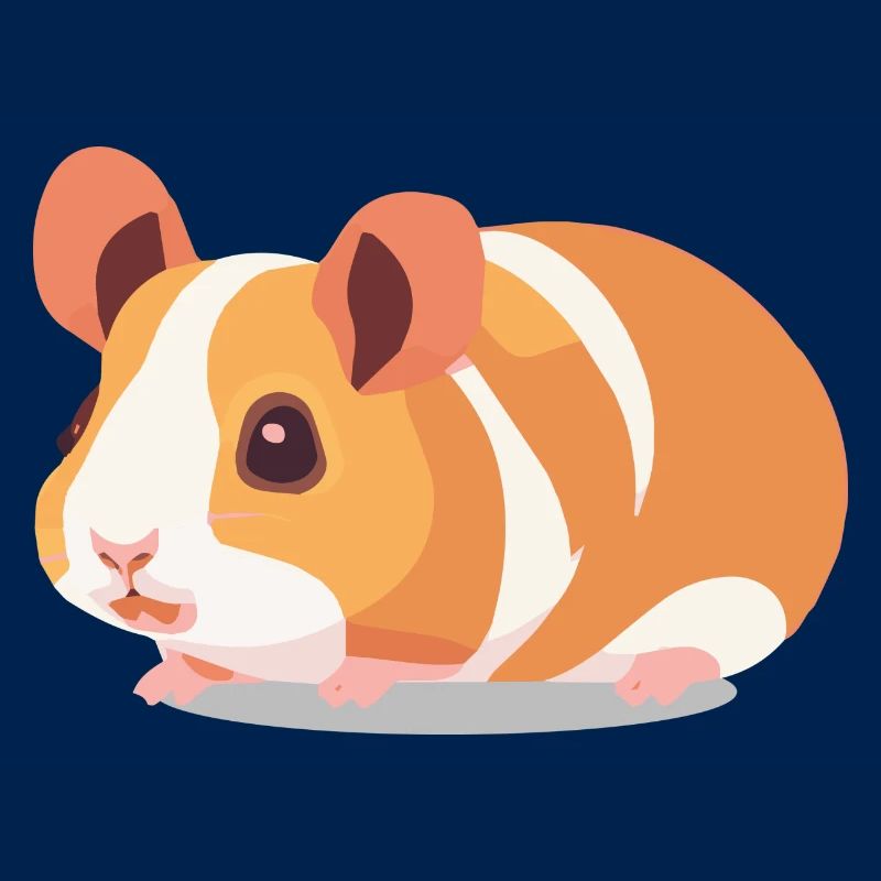 Cochon d’Inde Mignon Marron Blanc