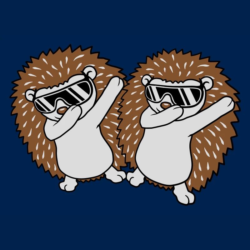 2 amis hérissons dabbing
