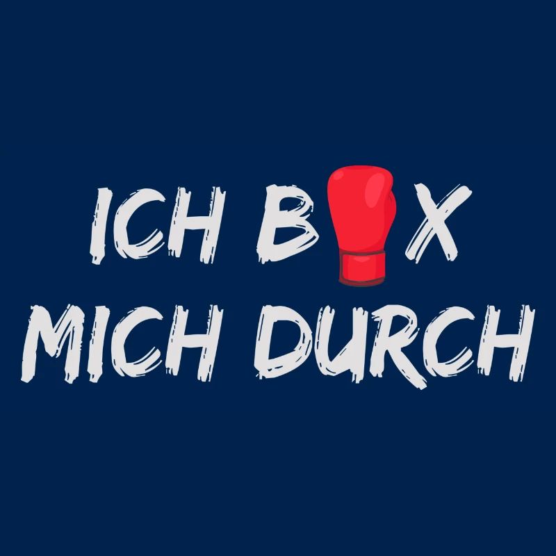 Boxen Ich box mich durch Geschenkidee