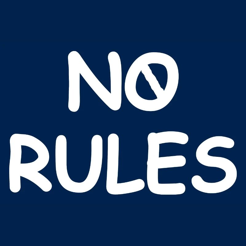 No rules simple white