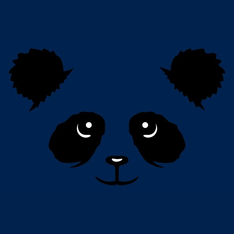 Panda Bear Face Mignon Tête Mignon Sourire Mignon Nice