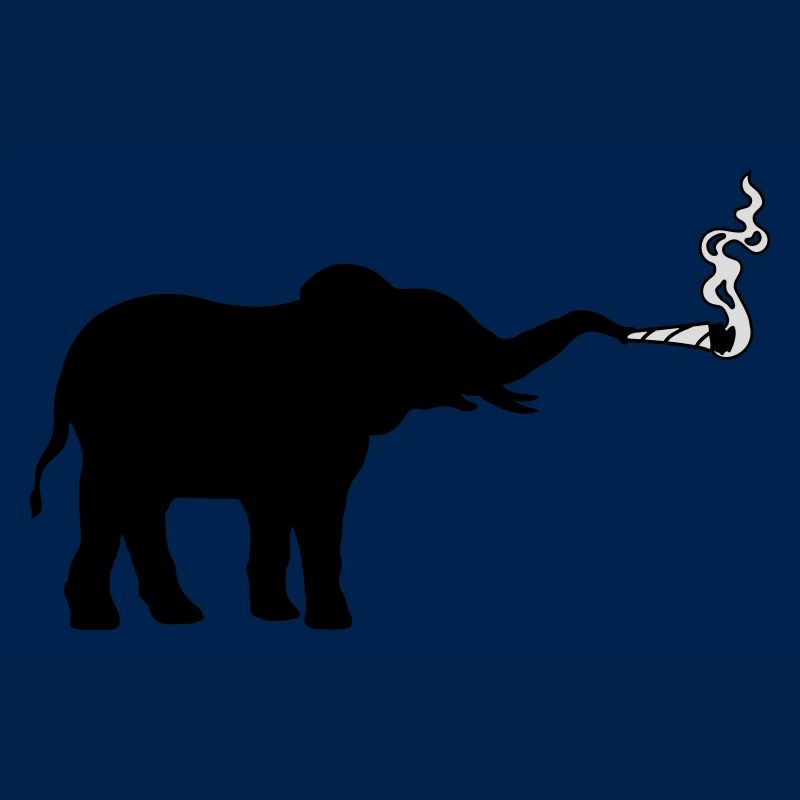 Fumer l’herbe à joint d’éléphant