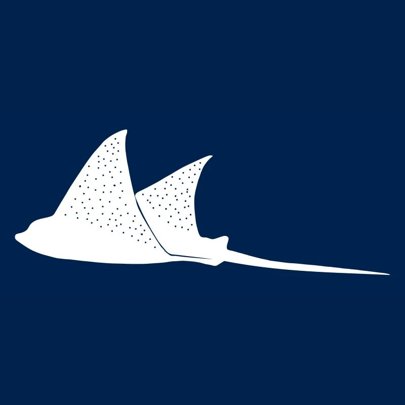Eagle rays in flight mode