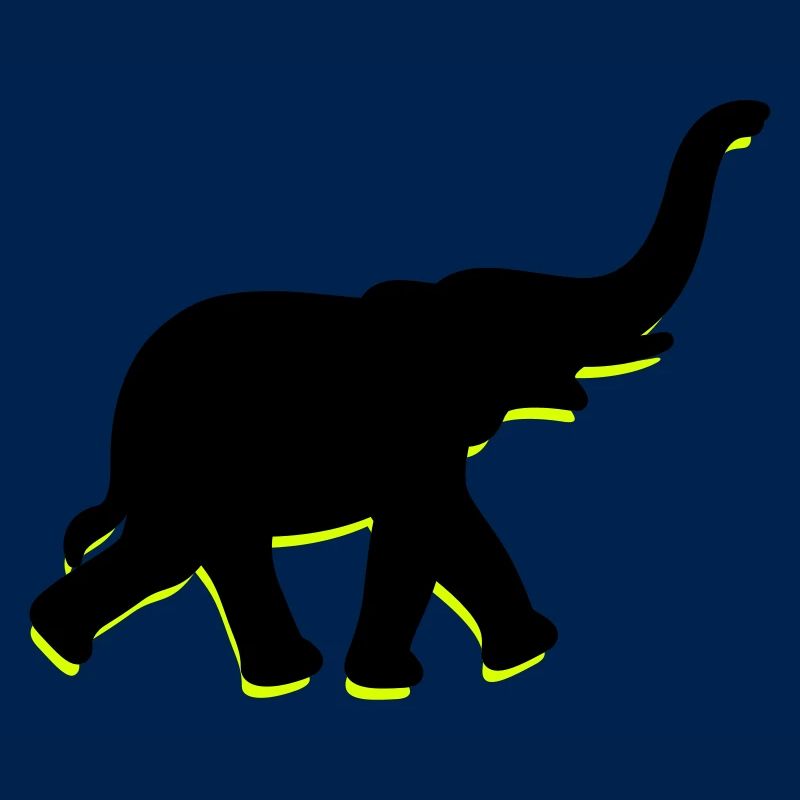 Ein großer Elefant mit einem Rüssel