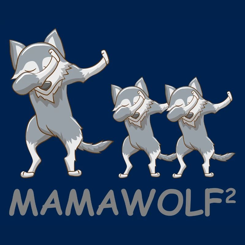 Schwanger werdene Mutter Zwillinge Wolf