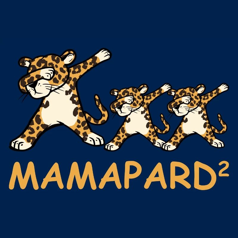 Schwanger werdene Mutter Zwillinge Leopard