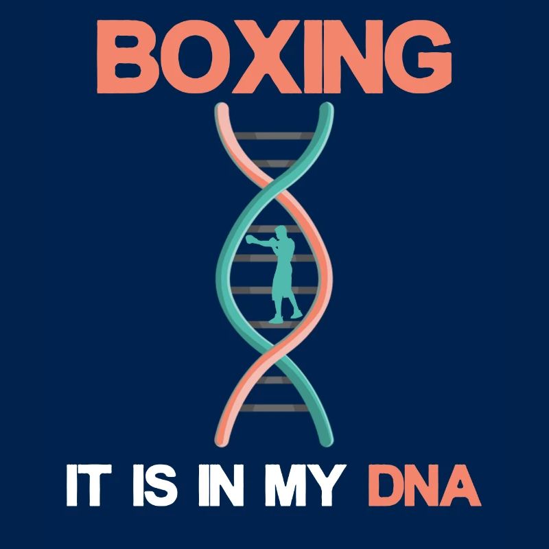 Boxen Boxer Boxkampf Faustkampf Kampf Geschenk DNA