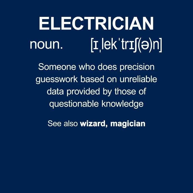 Elektriker Elektro Elektroniker Elektrisch Strom