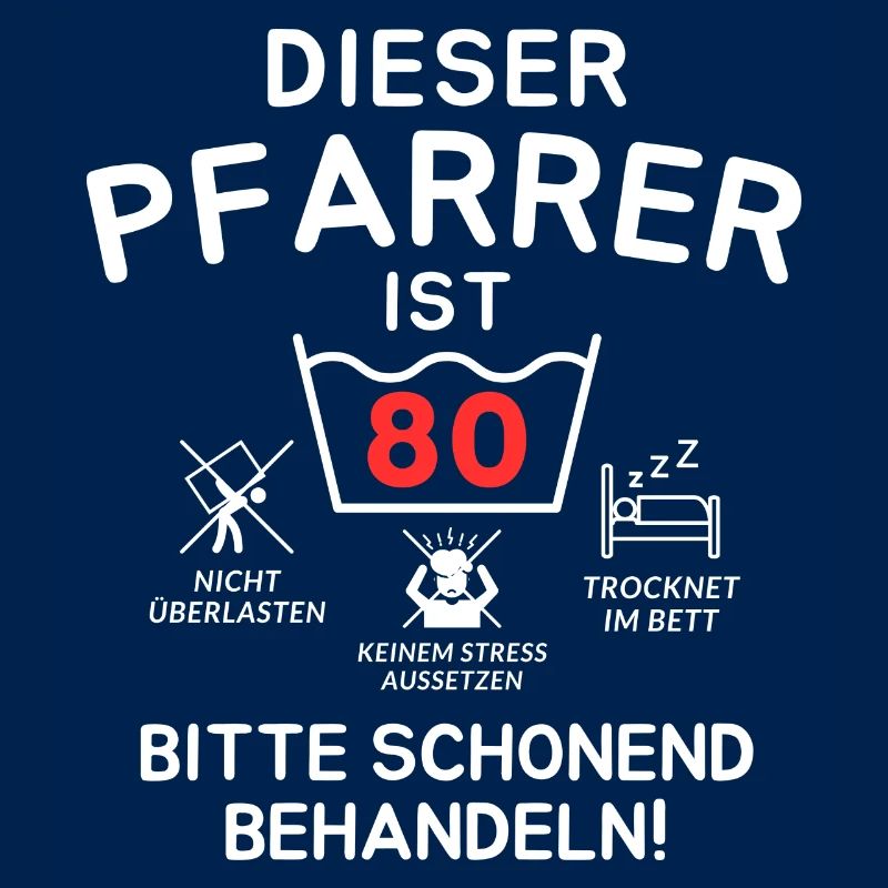 Ce pasteur a 80 ans.