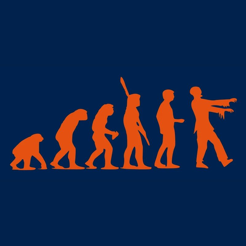 Zombie Evolution (einfarbig)