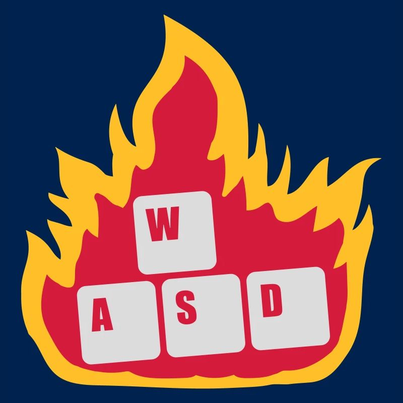 Nerd Computer WASD Tastatur