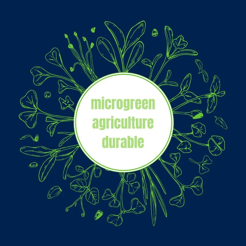 Microgreen agriculture durable