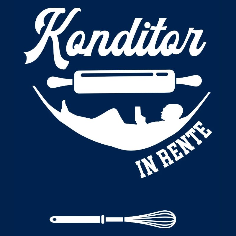 Konditor in Rente Rentner Bäcker Ruhestand Beruf