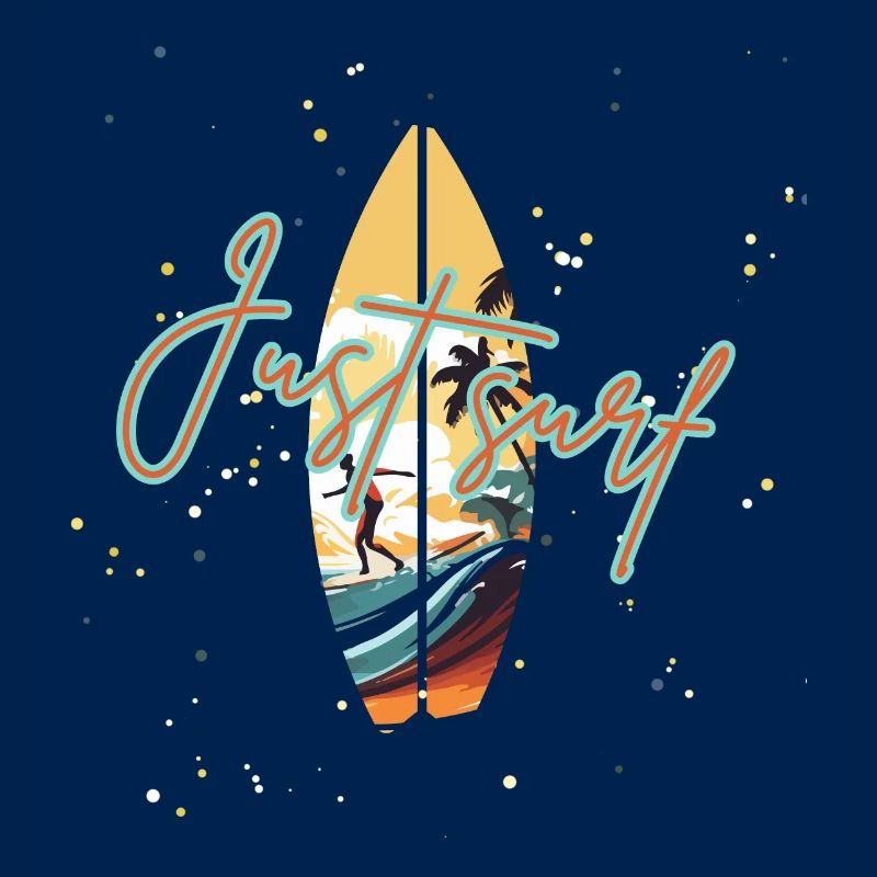 Surfeur Sunset Design