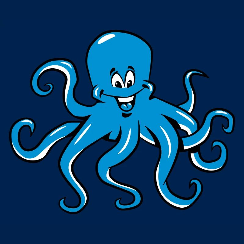 Squid oktopus funny comic