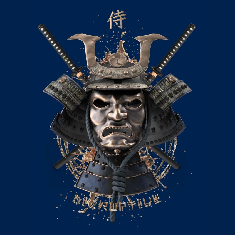 masque de samouraï katana