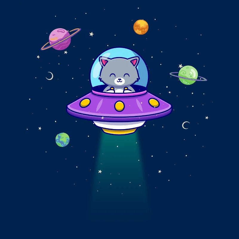 Chat dans l’espace