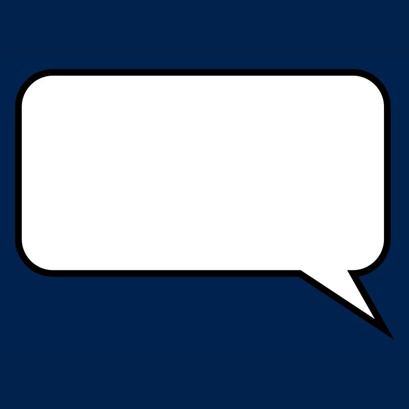Sprechblase // Comic // Spruch machen // Aussage