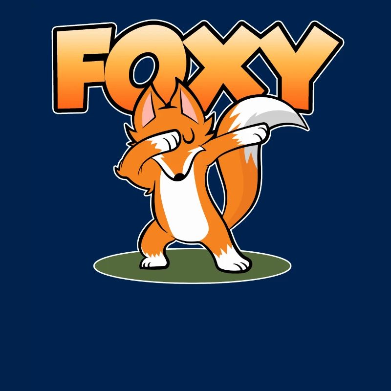 Dab Dabbing Tanzende Disco Foxy Fox