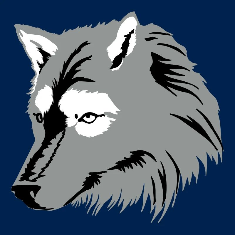 Silver Grey Wolf / Silbergrauer Wolf (3c)