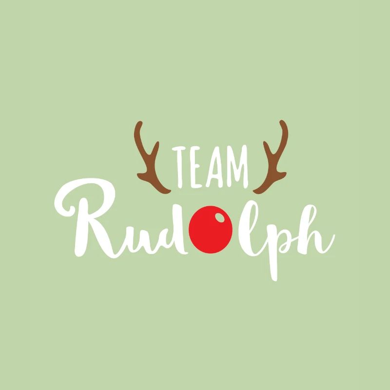 Logo de Noël de l’équipe Rudolph