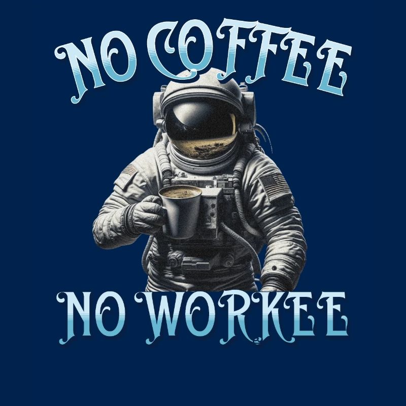 Pas de café, pas de travailleur travaillant sans grain de café